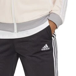 ADIDAS Essentials 3-Stripes Tuta Da Allenamento Donna - Nero, Crema -Tennis Gioco 17865000 18