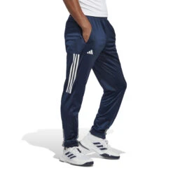 ADIDAS 3-Stripes Knitted Pantalone Da Allenamento Uomini - Blu Scuro -Tennis Gioco 17979000 15