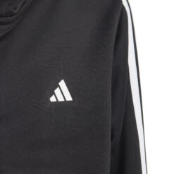 ADIDAS Essentials Train AEROREADY 3-Stripes Regular-Fit Full-Zip Felpa Ragazzi - Nero, Bianco -Tennis Gioco 18061000 11