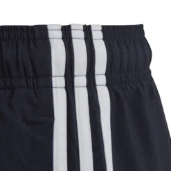 ADIDAS 3-Stripes Woven Pantaloncini Ragazzi - Blu Scuro, Bianco -Tennis Gioco 18078000 10
