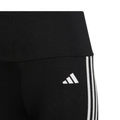 ADIDAS Essentials Train AEROREADY3-Stripes High-Waisted Training Calzamaglia Ragazze - Nero, Bianco -Tennis Gioco 18096000 12