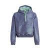 ADIDAS Dance Loose Fit Woven Half-Zip Hooded Giacca Da Allenamento Ragazze - Viola, Mint
