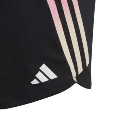ADIDAS Training AEROREADY 3-Stripes Knit Pantaloncini Ragazze - Nero, Rosa -Tennis Gioco 18108000 10