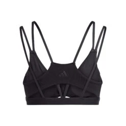 ADIDAS YO Long Studio Low-Support Reggiseni Sportivi Donna - Nero -Tennis Gioco 18507000 0 2