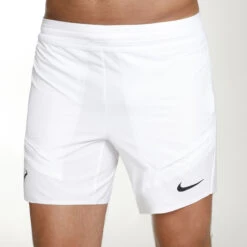Nike Dri-Fit Advantage Rafa 7in Pantaloncini Uomini - Bianco -Tennis Gioco 55582000 13
