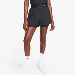 Nike Dri-Fit Advantage Court Pantaloncini Donna - Nero -Tennis Gioco 56614000 15