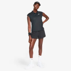 Nike Dri-Fit Advantage Court Pantaloncini Donna - Nero -Tennis Gioco 56614000 18