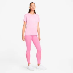 Nike Dri-Fit One MR 7/8 Calzamaglia Donna - Rosa -Tennis Gioco 56674000 15