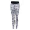 Nike Dri-Fit Performance Mid Rise All Over Print Calzamaglia Donna - Bianco, Nero