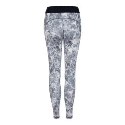 Nike Dri-Fit Performance Mid Rise All Over Print Calzamaglia Donna - Bianco, Nero -Tennis Gioco 57083000 0 2