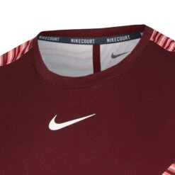 Nike Dri-Fit Court Slam RG Maglietta Uomini - Rosso Scuro, Rosa Antico -Tennis Gioco 57145000 10