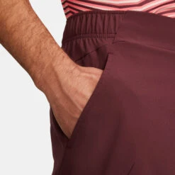 Nike Dri-Fit Court Slam RG Pantaloncini Uomini - Rosso Scuro, Rosa Antico -Tennis Gioco 57148000 19